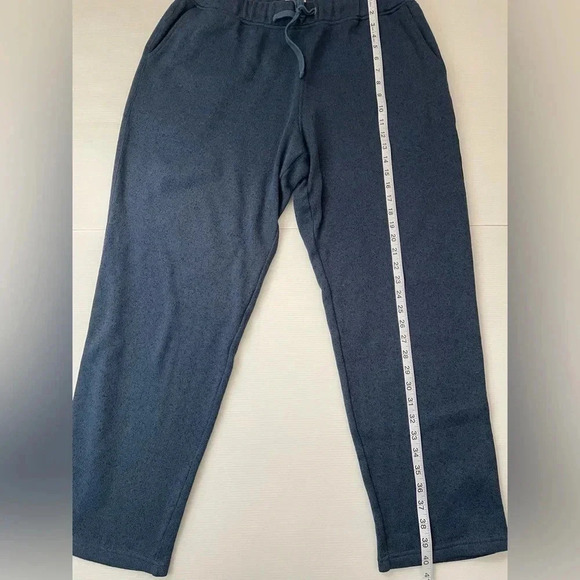 3 FOR $15 L.L. Bean Lightweight Sweater Fleece Blue Marled Pants Size XL - Picture 6 of 9